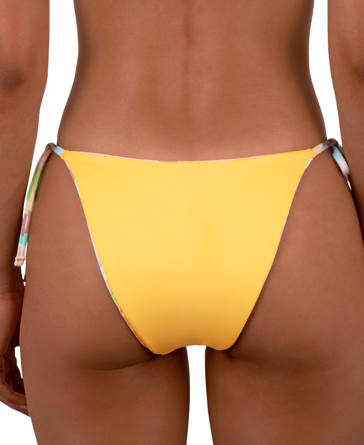 Hurley Juniors' Vacay Dreams Reversible Side-tie Bikini Bottoms In Multi