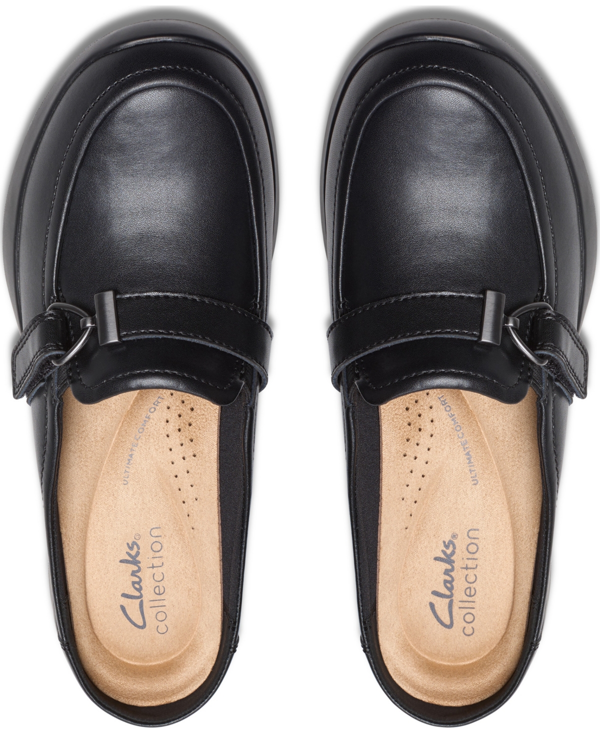 Clarks Women's Ellowyn Amelia Slip-on Mules In Black