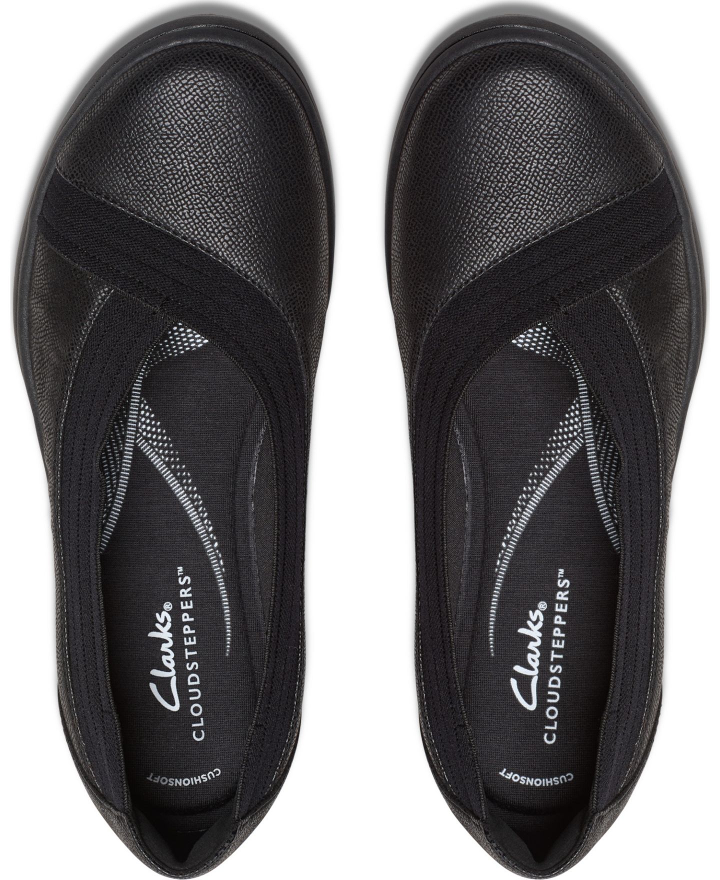 Женские кроссовки Clarks Cloudsteppers Breeze Sky Air Slip On, цвет: Чёрный — фото 4