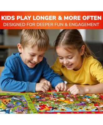 4 x 60 Pieces Jigsaw Puzzles for Kids Ages 4-6
