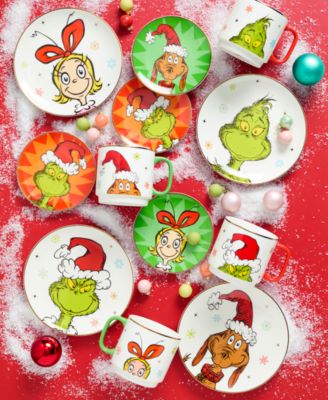 Merry Grinchmas Stackable Mugs, Set of 4