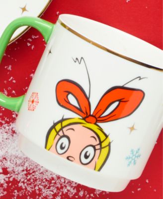 Merry Grinchmas Stackable Mugs, Set of 4