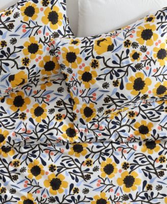 Mykero Cotton Percale 3-Pc. Comforter Set, King