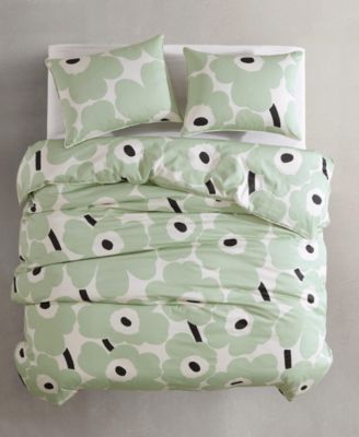 Unikko Cotton 3-Pc. Duvet Cover Set, King