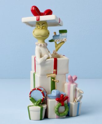 Grinch Gets the Gifts Figurine