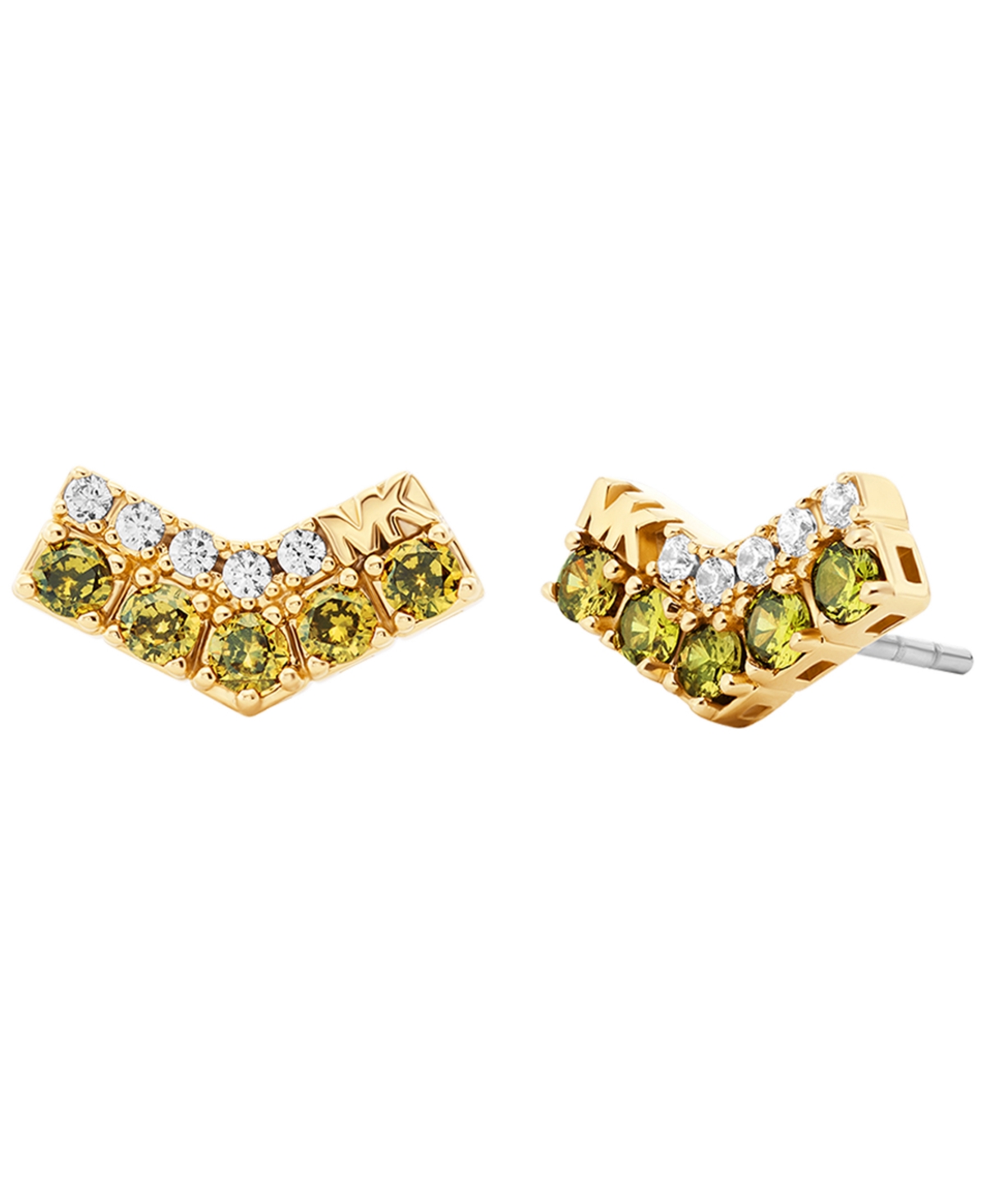 Michael Kors Gold-tone Stud Earrings In Gold