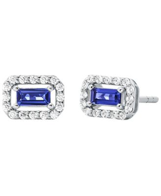 Cubic Zirconia Cut Stud Earrings