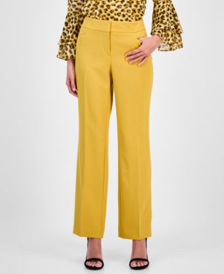 Women's Mid-Rise Fly Front L-Pocket Trousers, Regular & Petite