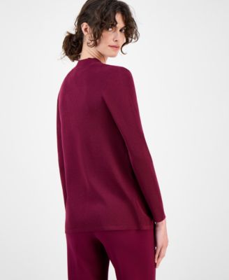 Petite Malibu Patch-Pocket Cardigan