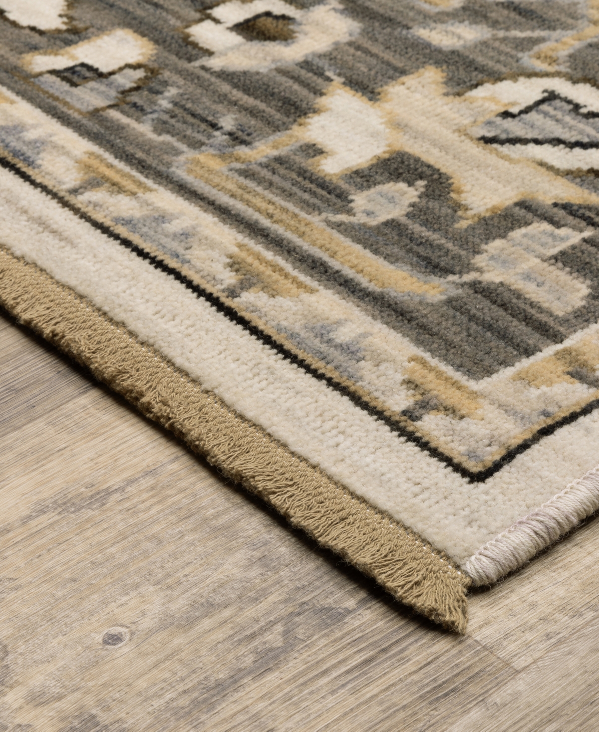 Oriental Weavers Acacia Aca06 2'6"x10' Runner Area Rug In Neutral