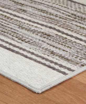 Dash And Albert Rugs By Annie Dash Albert Rugs By Annie Selke Ellington Stripe Machine Washable Da2340 Rug Collection In Gray