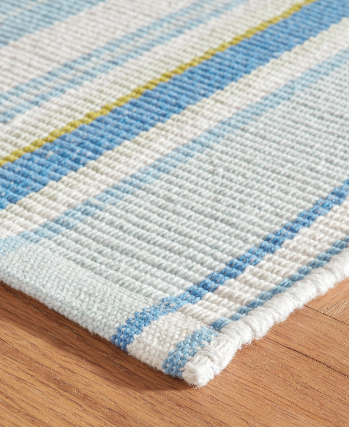 Dash And Albert Rugs By Annie Selke Daphne Stripe Da2018 10'x14' Area Rug In Blue