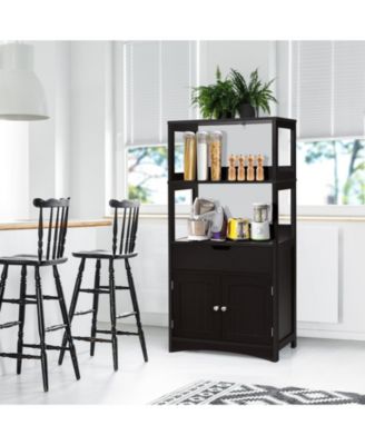 Bathroom Storage Cabinet with Drawer and Shelf Floor Cabinet