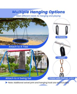 40 Inches Saucer Tree Swing for Kids and Adults