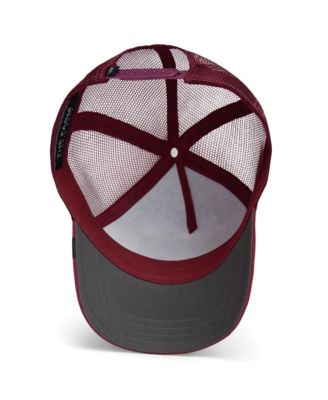 Burgundy Himothy Adjustable Trucker Hat