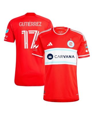 adidas - Men's Brian Gutierrez Red Chicago Fire 2024 Return To Red Authentic Player Jersey