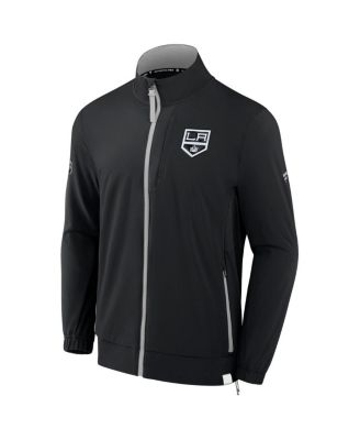 Men's Black Los Angeles Kings Authentic Pro Rink Coaches Full-Zip Jacket