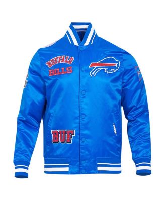 Men's Royal Buffalo Bills Sublimated Satin Full-Snap Jacket