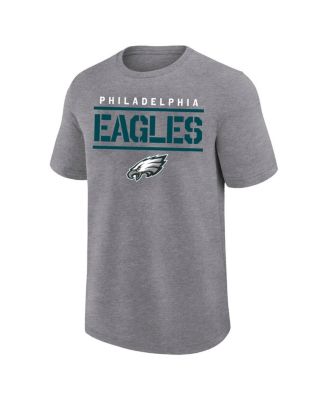Men's Heather Gray Philadelphia Eagles Big Tall Top Notch T-Shirt