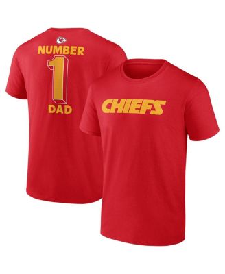 Fanatics - Men's Red Kansas City Chiefs Big Tall Number One Dad T-Shirt
