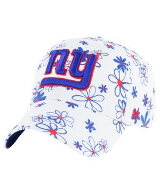 '47 Brand - Girls Toddler White New York Giants Daisy Delight Clean Up Adjustable Hat