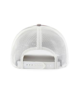 Men's Gray/White Cincinnati Reds Tide Sweep Rope Trucker Adjustable Hat