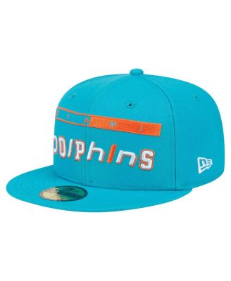 New Era - Men's Aqua Miami Dolphins Ransom 59FIFTY Fitted Hat