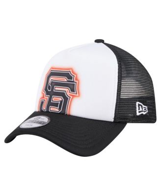 New Era - Toddler White/Black San Francisco Giants Painted A-Frame 9FORTY Trucker Adjustable Hat