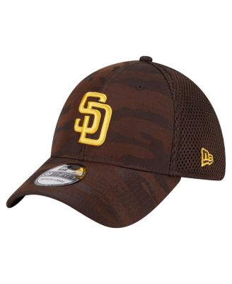 New Era - Big Boys and Girls Brown San Diego Padres Camo 39THIRTY Flex Hat