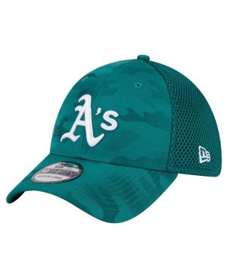 New Era - Big Boys and Girls Green Athletics Camo 39THIRTY Flex Hat