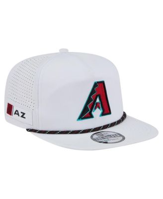 New Era - Men's White Arizona Diamondbacks Perforated Golfer Snapback Hat