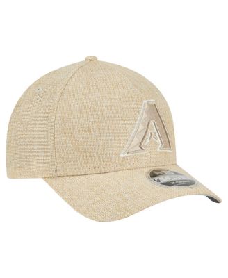 Men's Beige Arizona Diamondbacks Cotton Weave M-Crown A-Frame 9FORTY Adjustable Hat