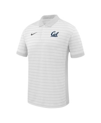 Men's White Cal Bears 2025 Early Season Coaches Sideline Victory Stripe Performance Polo Shirt
