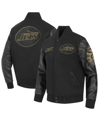 Pro Standard - Men's Black New York Jets Full-Zip Varsity Jacket