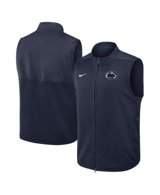 Nike - Men's Navy Penn State Nittany Lions Primetime&nbsp;Victory Performance Full-Zip Vest