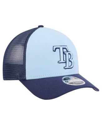 Men's Light Blue/Navy Tampa Bay Rays 2-Tone Color Pack 9FORTY M-Crown A-Frame Adjustable Hat