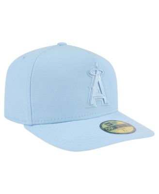 Men's Light Blue Los Angeles Angels Color Pack A-Frame 59FIFTY Fitted Hat