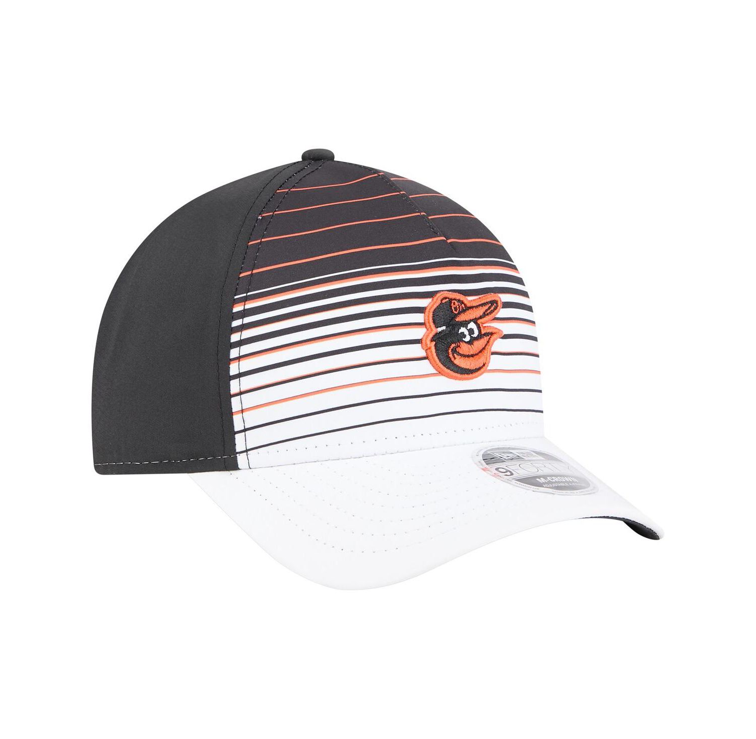 Men's Black Baltimore Orioles Gradient 9FORTY M-Crown Adjustable Hat