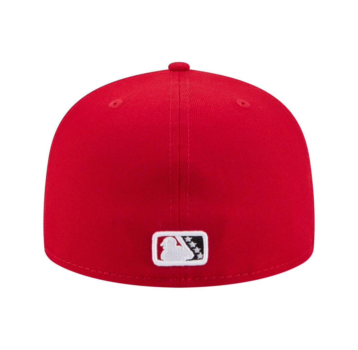 Men's Red Albuquerque Isotopes Authentic Collection 59FIFTY Fitted Hat