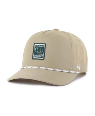 '47 Brand - Men's Khaki Miami Hurricanes Cozumel Hitch brrr Adjustable Hat
