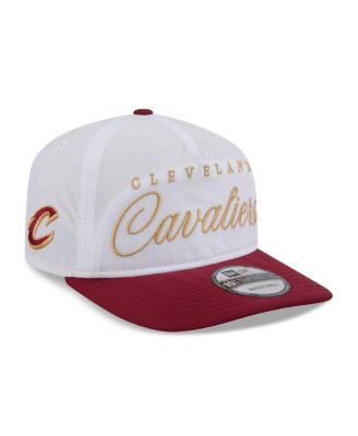 Men's White/Wine Cleveland Cavaliers 2025 NBA Draft On-Stage Nylon 19TWENTY Adjustable Hat