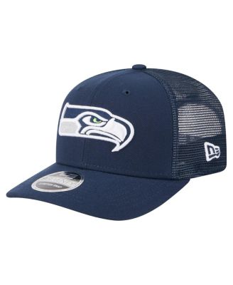 New Era - Men's College Navy Seattle Seahawks Team Collection 9SEVENTY Stretch-Snap Adjustable Hat