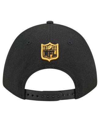 Men's Black Pittsburgh Steelers Team Collection 9FORTY M-Crown Adjustable Hat