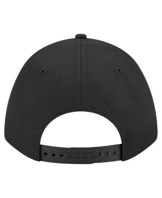 Men's Black New York Jets Team Collection 9FORTY M-Crown A-Frame Adjustable Hat