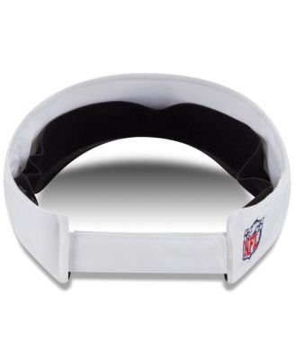 Men's White/Black Baltimore Ravens 2025 NFL Training Camp Adjustable Visor Hat