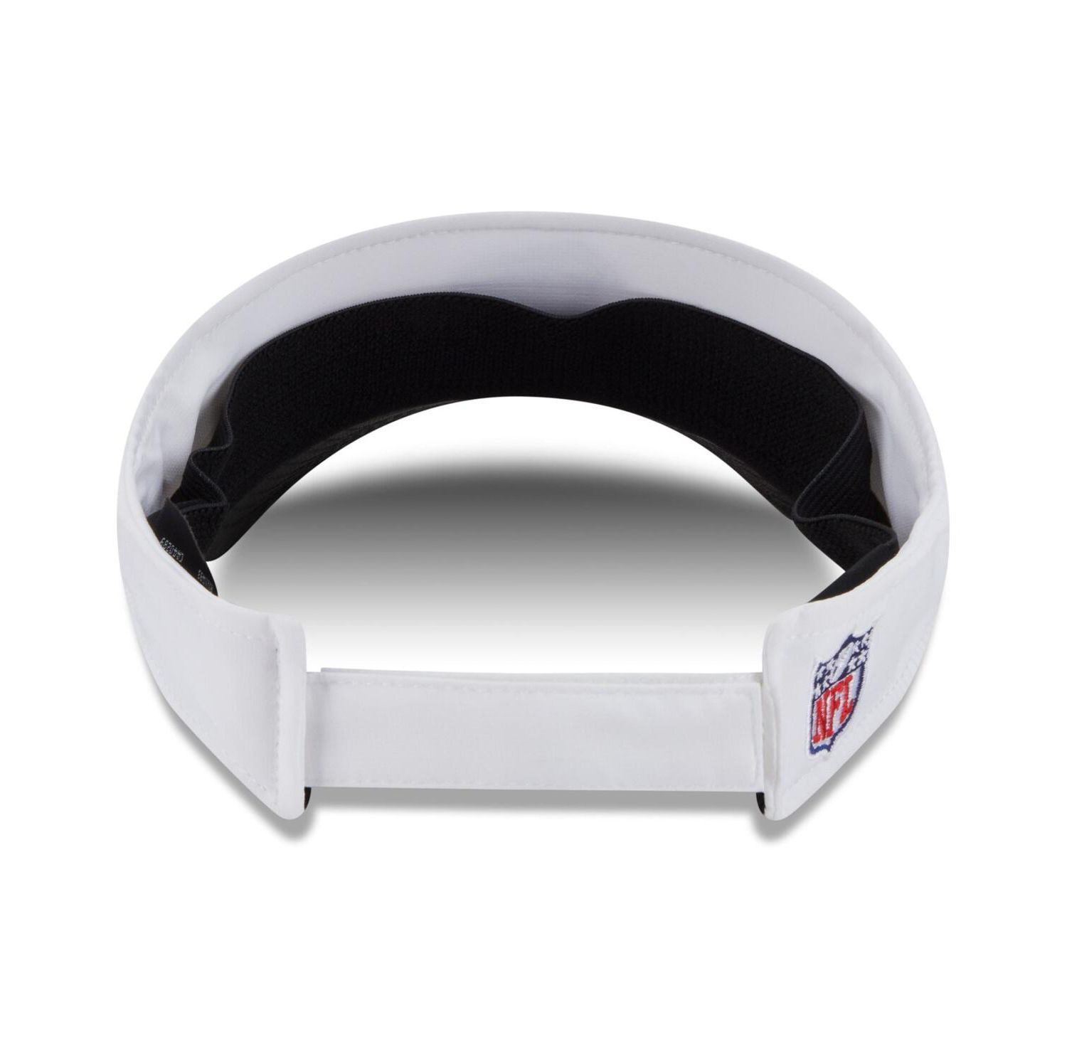 Men's White/Black Baltimore Ravens 2025 NFL Training Camp Adjustable Visor Hat
