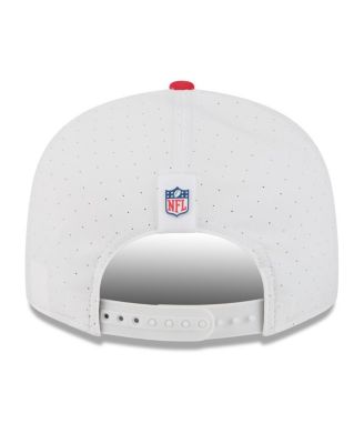 Men's White/Red Kansas City Chiefs 2025 NFL Training Camp Split Panel 9FIFTY Snapback Hat