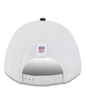 Men's White/Black Pittsburgh Steelers 2025 NFL Training Camp A-Frame 9FORTY Adjustable Hat