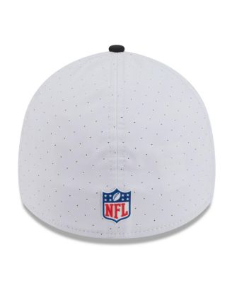 Men's White/Black Pittsburgh Steelers 2025 NFL Training Camp 39THIRTY Flex Hat