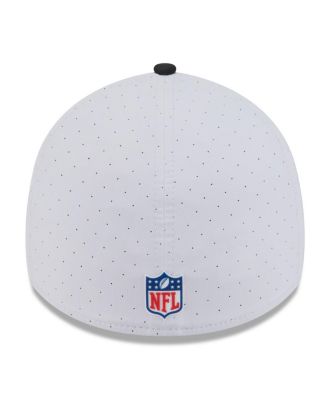 Men's White/Black New Orleans Saints 2025 NFL Training Camp 39THIRTY Flex Hat